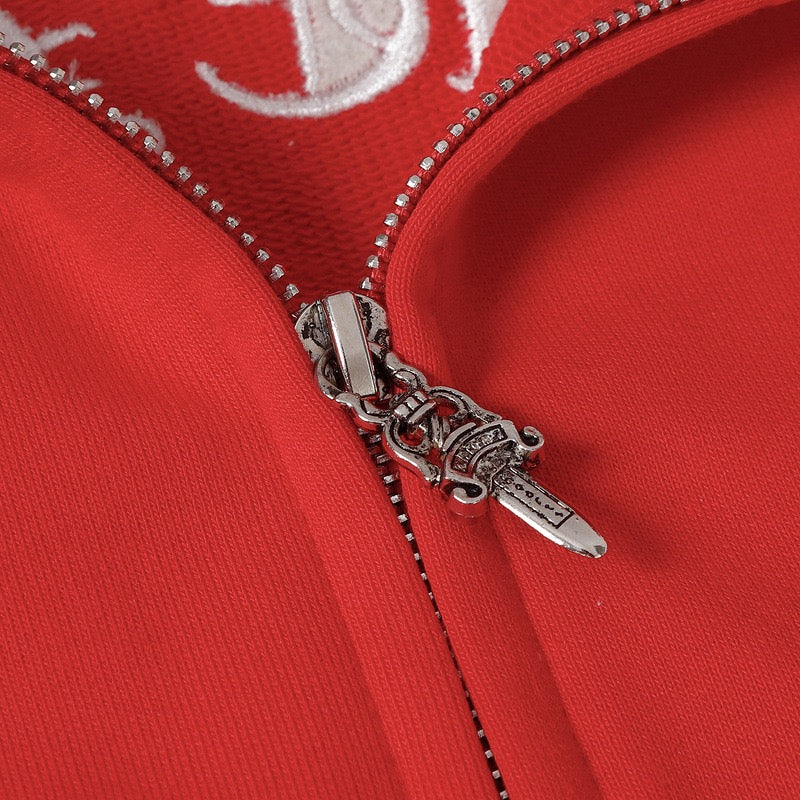 Chrome Hearts zipper hoodie 7019