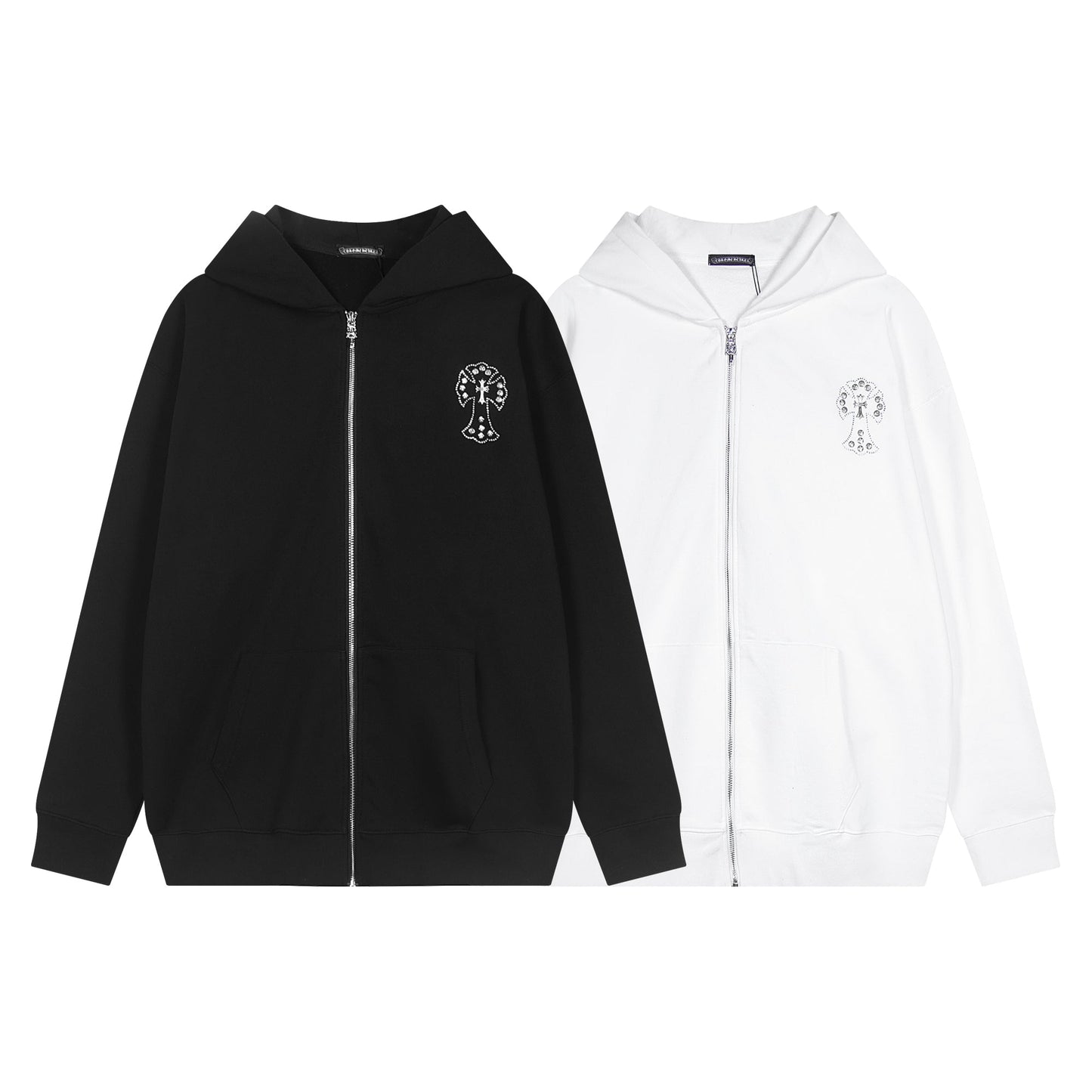 Chrome Hearts Zippered Sweatshirt TQ02