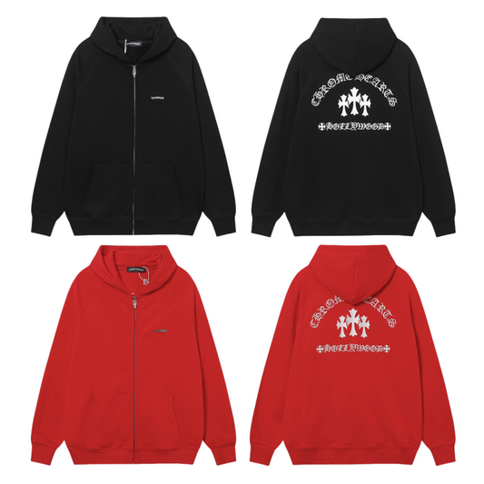 Chrome Hearts zipper hoodie 7019