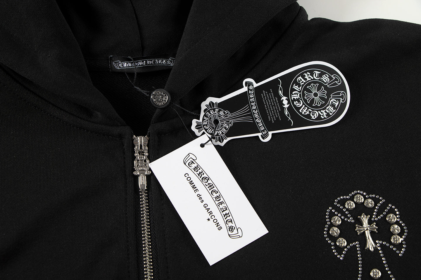 Chrome Hearts Zippered Sweatshirt TQ02