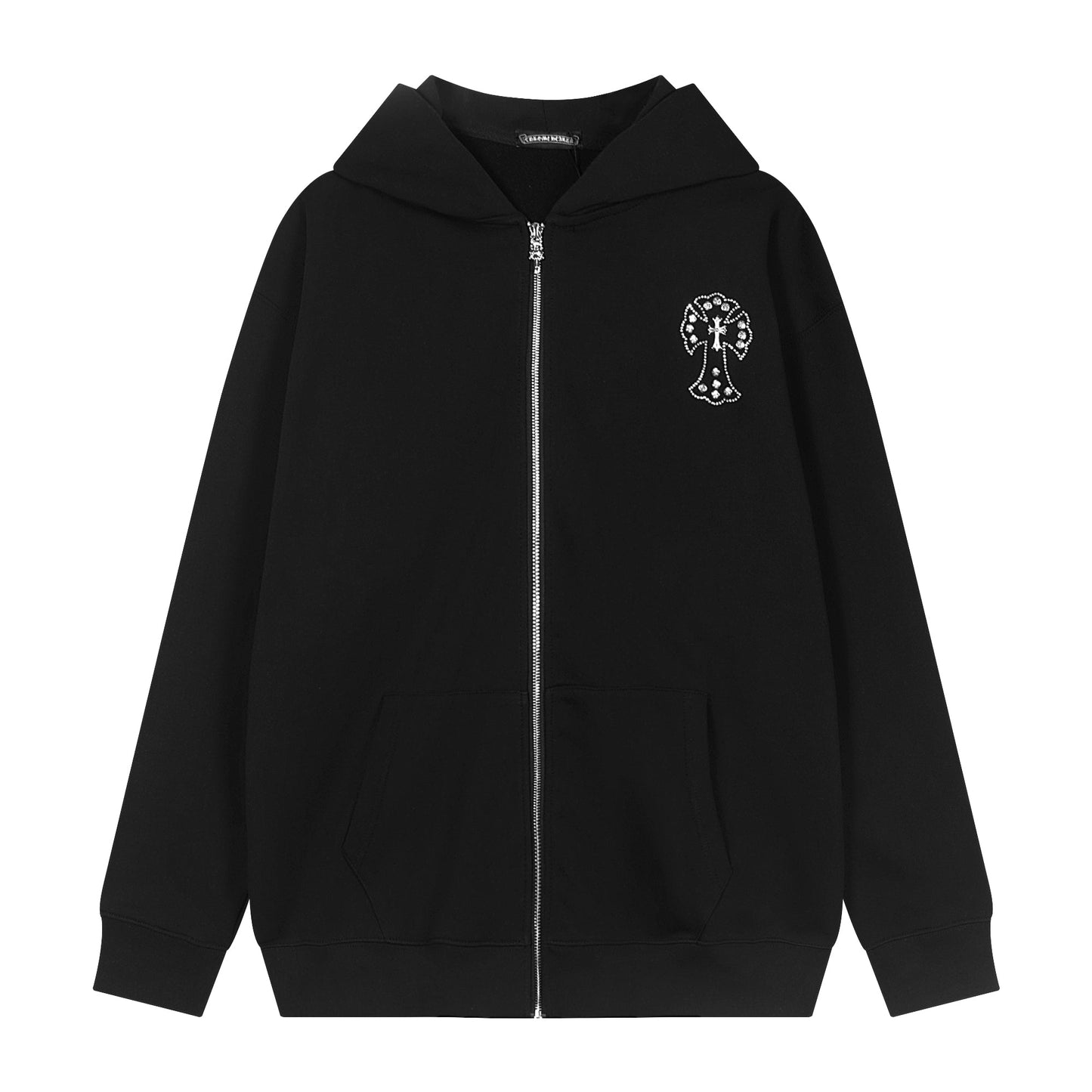 Chrome Hearts Zippered Sweatshirt TQ02