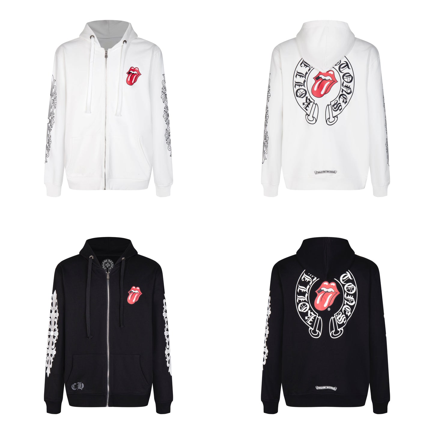 Chrome Hearts Zip Up Hoodie N5013