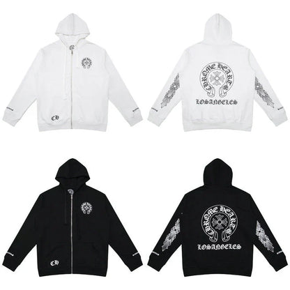 Chrome Hearts Zip Up Hoodie 5009