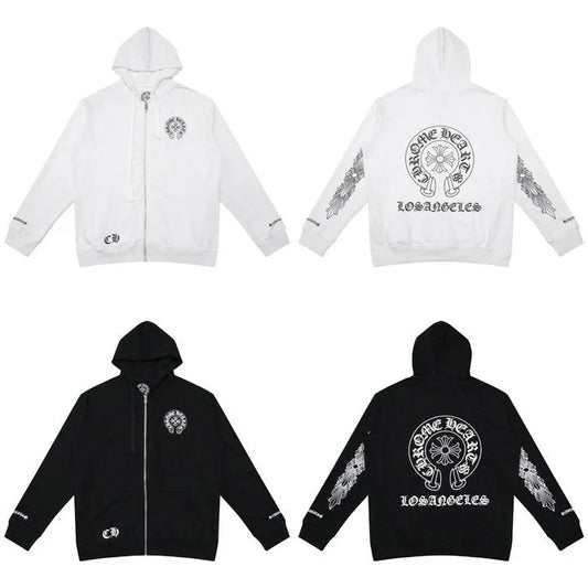 Chrome Hearts Zip Up Hoodie 5009