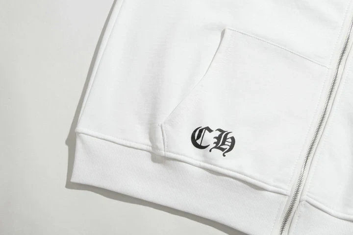 Chrome Hearts Zip Up Hoodie 5009