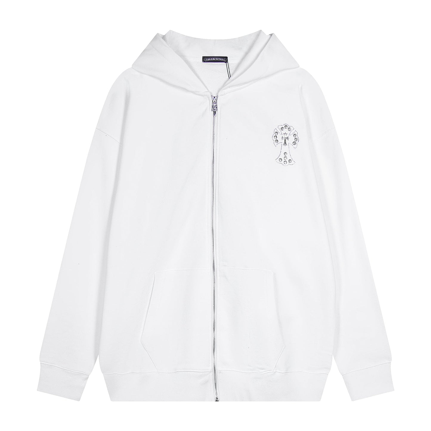 Chrome Hearts Zippered Sweatshirt TQ02