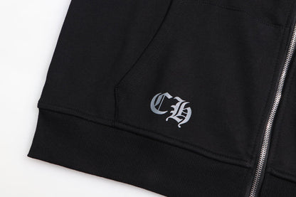 Chrome Hearts Zip Up Hoodie N5010