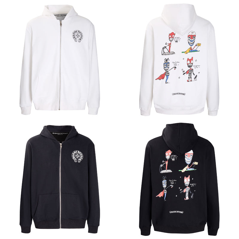 Chrome Hearts Zip Up Hoodie N5004