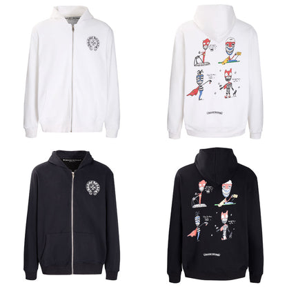 Chrome Hearts Zip Up Hoodie N5004