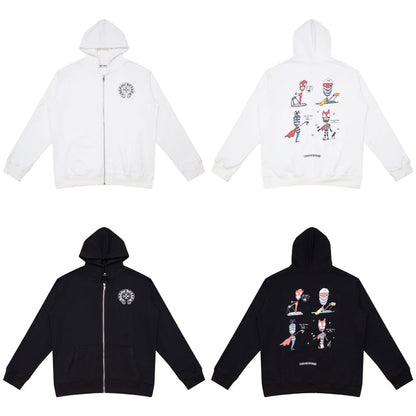 Chrome Hearts Zip Up Hoodie N5004