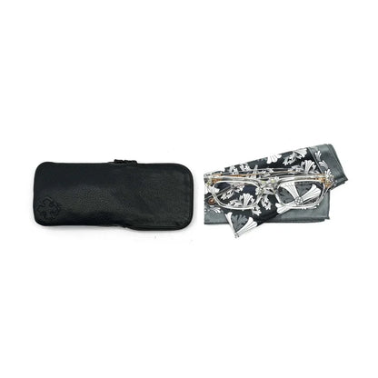 Chrome Hearts Gittin Any-A CRYS GP Fleur Glasses